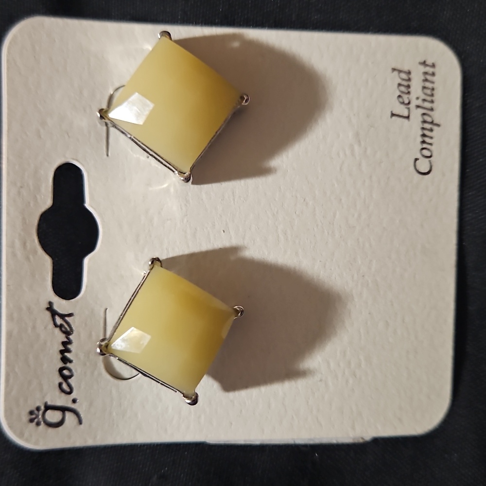 Yellow Earrings
